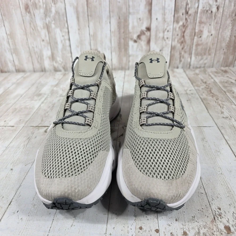 Under Armour Micro G Kilchis Mens Tan White Water Fishing Shoes Size 10